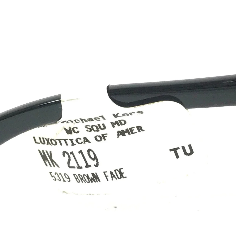 Michael Kors Sunglasses MK2119 Palermo 392273 Black Tortoise with Brown Lenses
